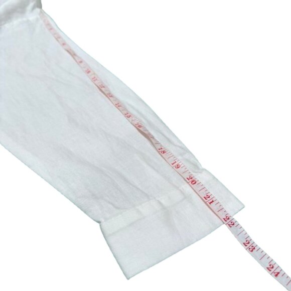 NWT Eileen Fisher Orgnc Linen Mandarin Collar Lagenlook Tunic ShirtDress SZ1X - Picture 13 of 16